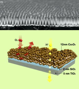 Микроскопическое изображение нанотрубок и схематическое изображение их слоев